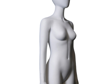 Female Egghead Mannequin Torso With Base (TMK-MD-TFWEG)