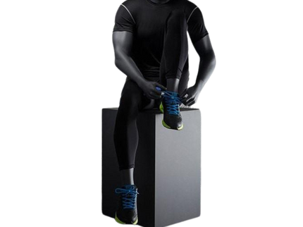 Athletic Headless Male Sitting Mannequin (TMK-MZ-NI-5)