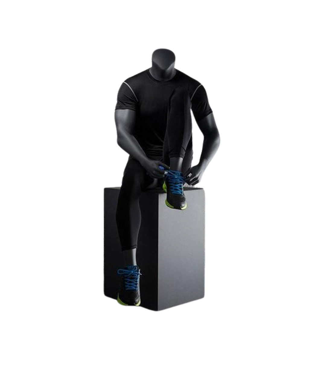 Athletic Headless Male Sitting Mannequin (TMK-MZ-NI-5)