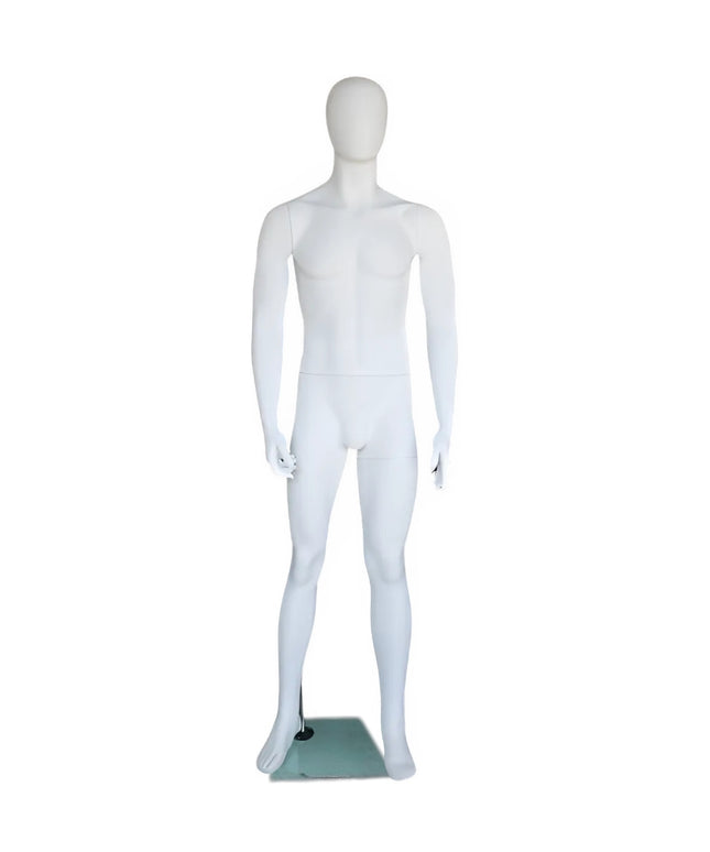 Male Egghead Mannequin (TMK-SFM25E-WT)