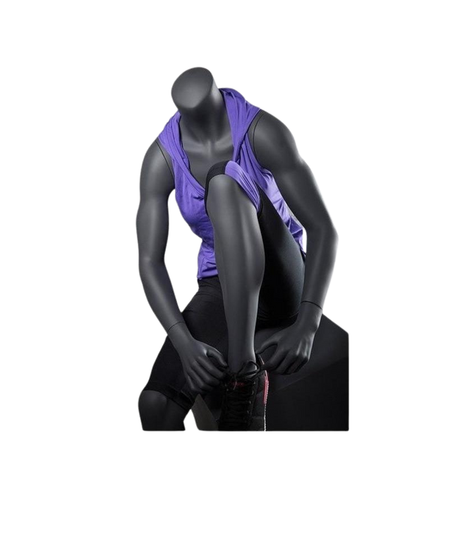 Athletic Female Sitting Mannequin (TMK-MZ-NI-17)