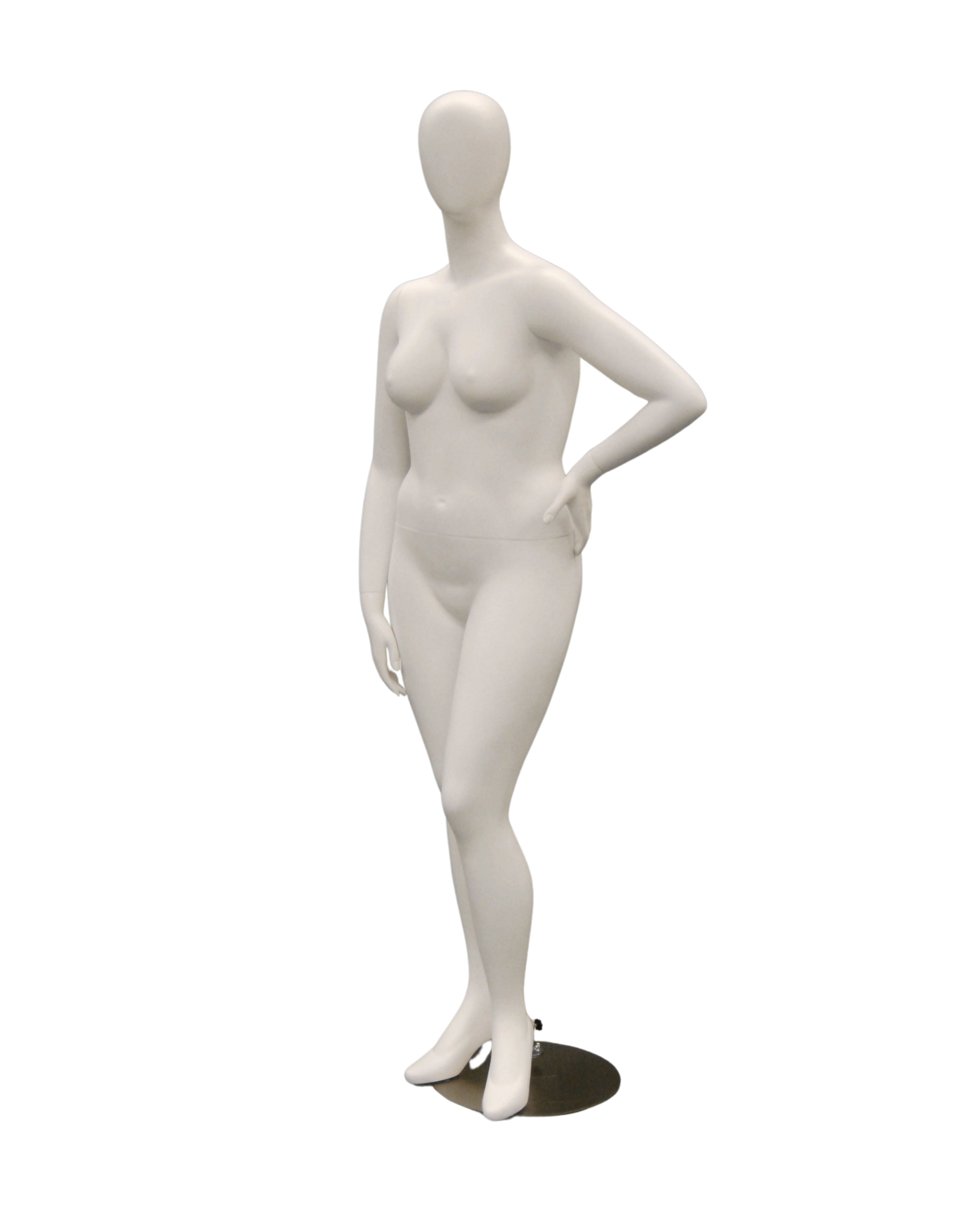 Plus Size Female Egghead Mannequin (TMK-MD-NANCYW3)