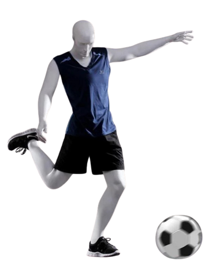 Male Sports Abstract Soccer Mannequin TMM-TQ1