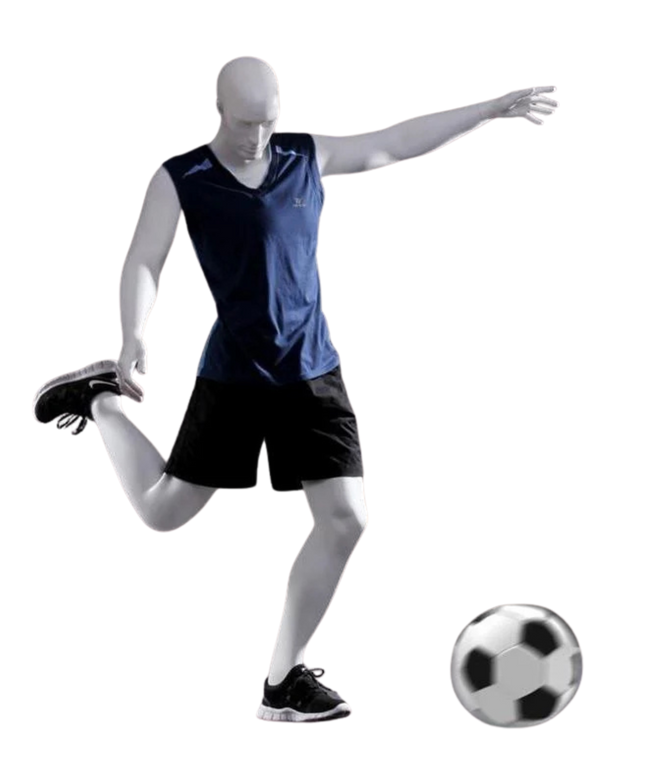 Male Sports Abstract Soccer Mannequin (TMK-MZ-TQ1)