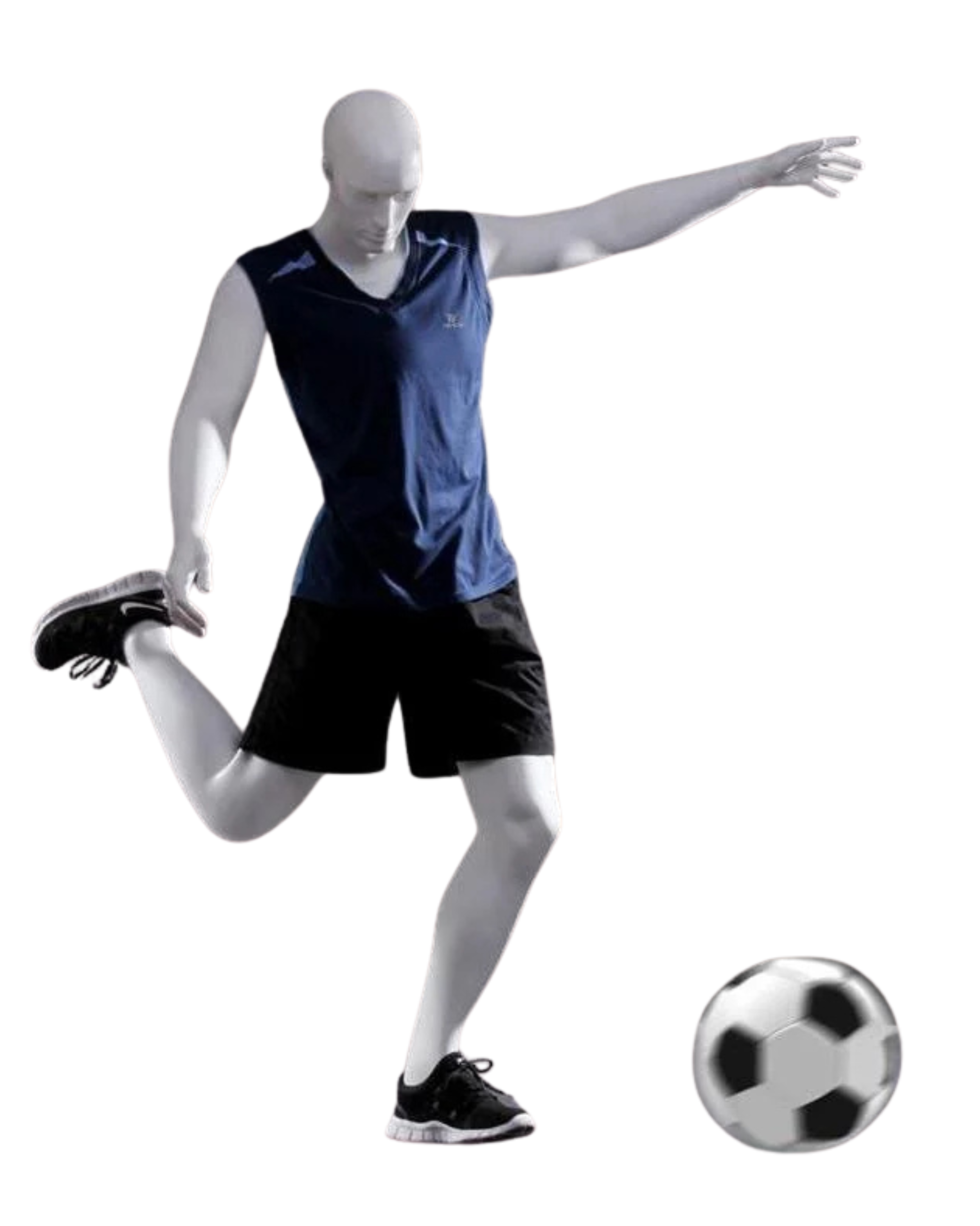 Male Sports Abstract Soccer Mannequin (TMK-MZ-TQ1)
