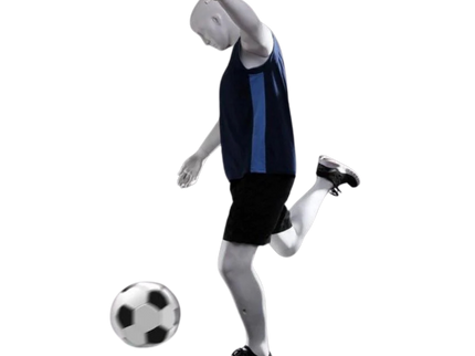 Male Sports Abstract Soccer Mannequin (TMK-MZ-TQ1)