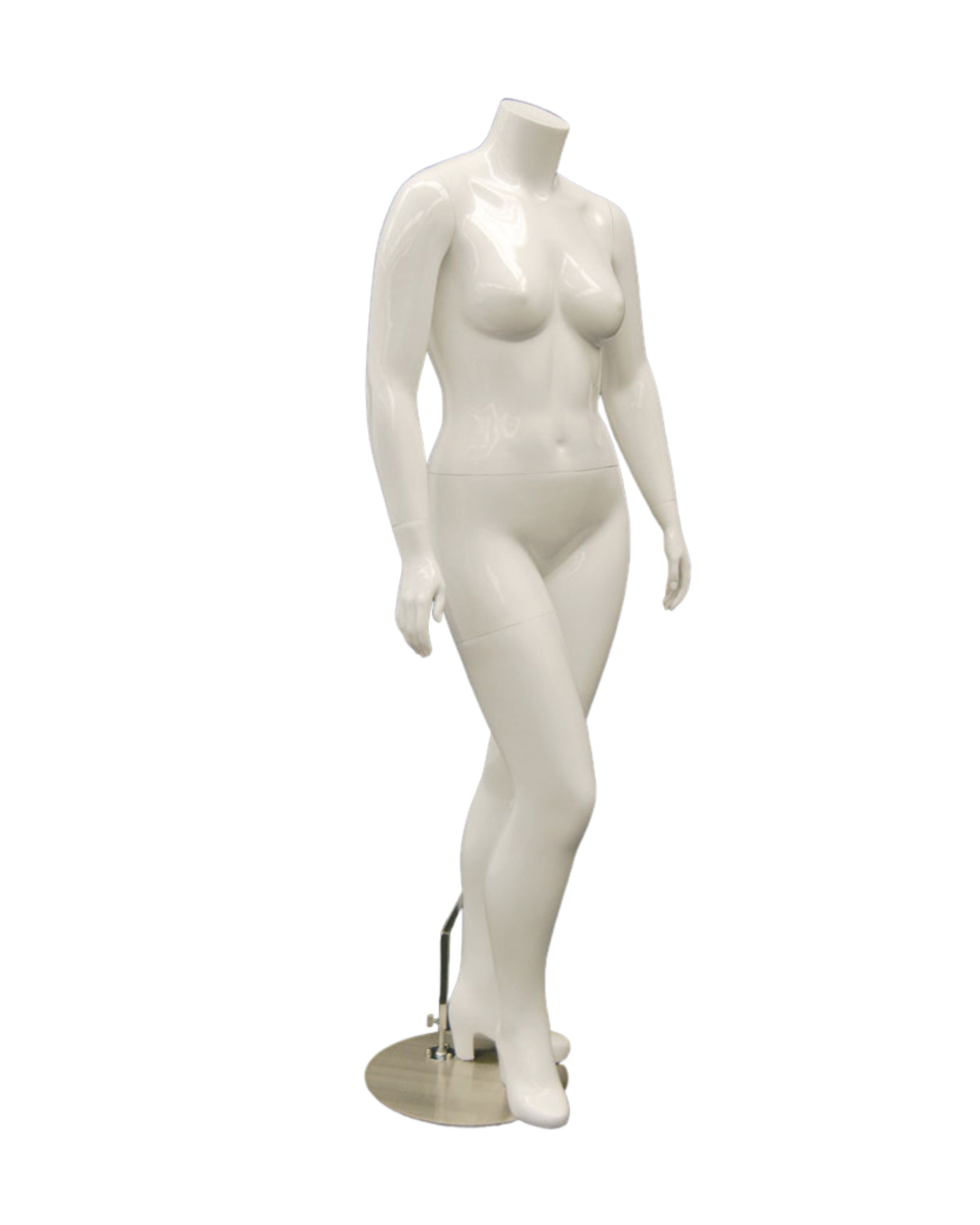 Plus Size Female Display Mannequin - No Head  (TMK-MD-NANCYBW1S)