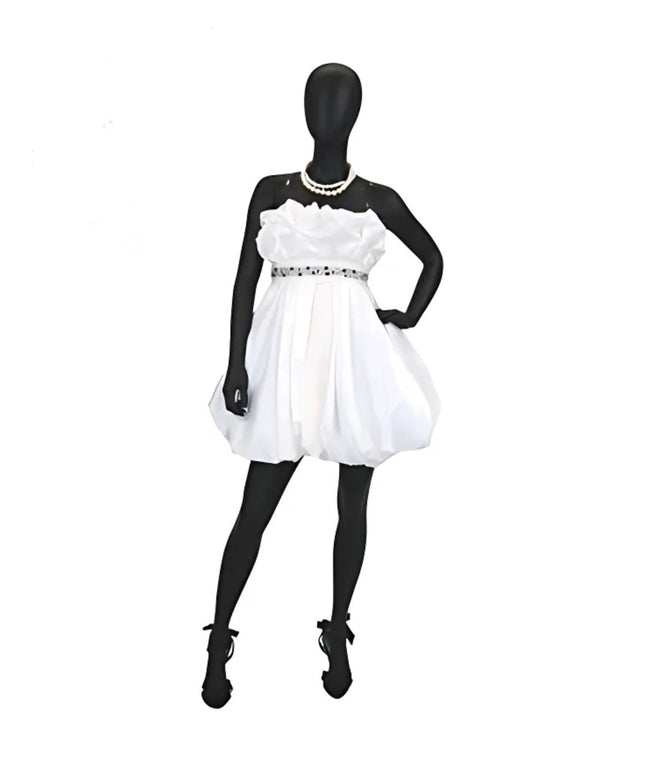 Black Female Egghead Mannequin (TMK-GF12BK)