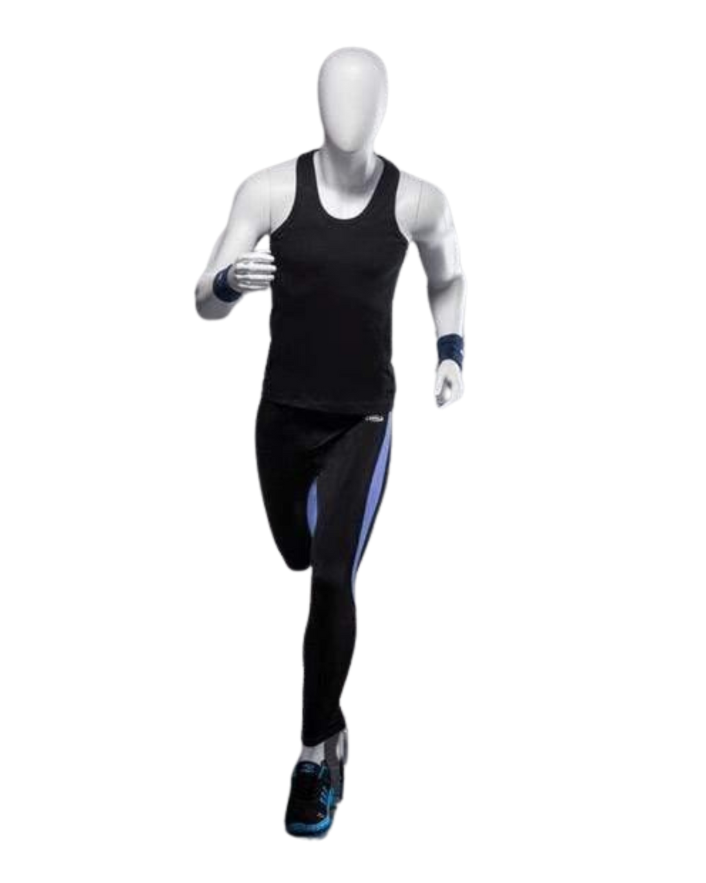 Athletic White Male Running Mannequin (TMK-MZ-PB5W2)
