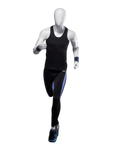 Athletic White Male Running Mannequin (TMK-MZ-PB5W2)