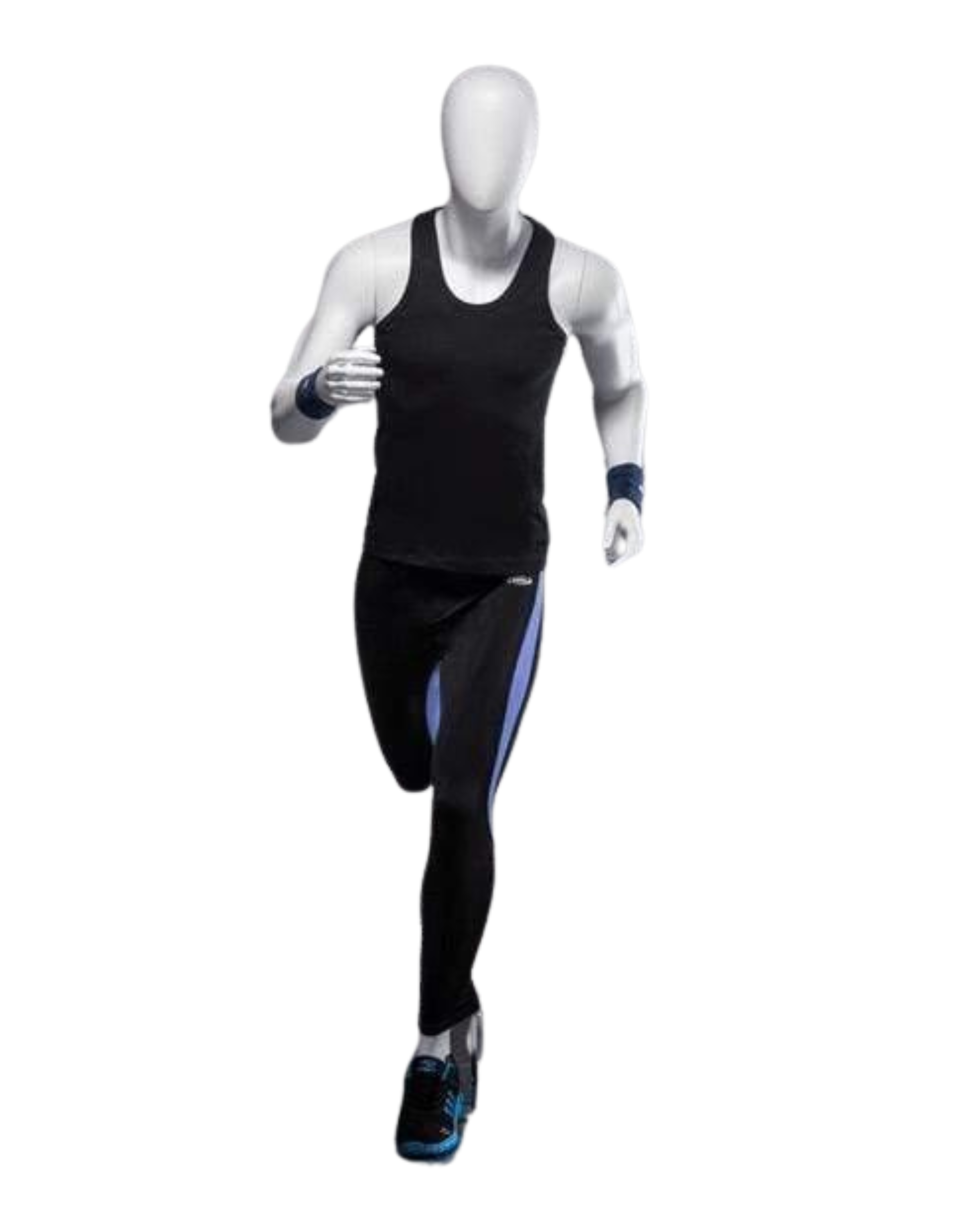Athletic White Male Running Mannequin (TMK-MZ-PB5W2)