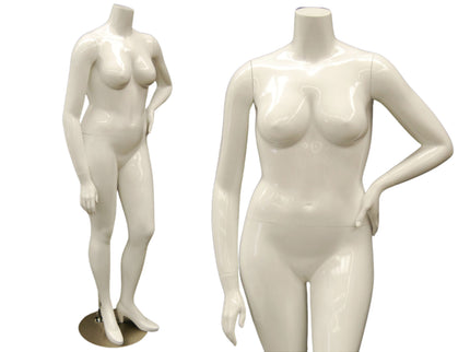 Plus Size Female Display Mannequin - No Head (TMK-MD-NANCYBW3S)