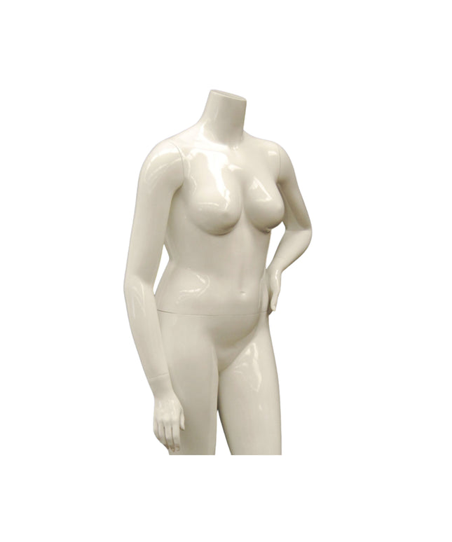 Plus Size Female Display Mannequin - No Head (TMK-MD-NANCYBW3S)