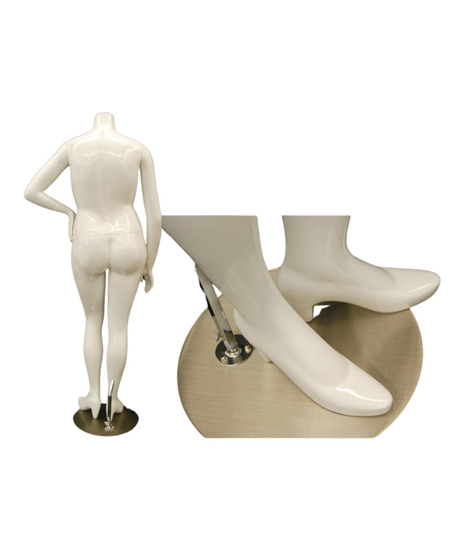 Plus Size Female Display Mannequin - No Head (TMK-MD-NANCYBW3S)