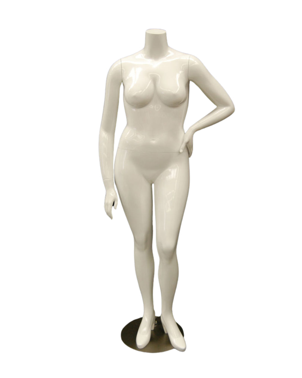 Plus Size Female Display Mannequin - No Head (TMK-MD-NANCYBW3S)