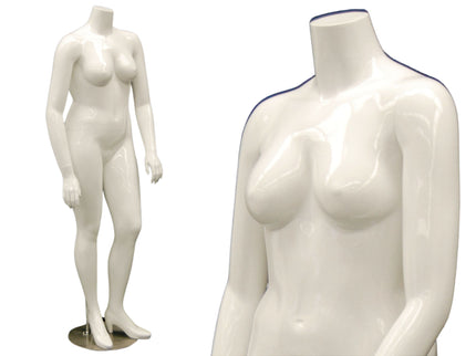 Plus Size Female Display Mannequin - No Head (TMK-MD-NANCYBW2S)