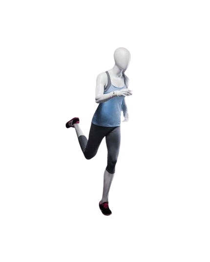 Athletic White Female Running Mannequin TMM-PB4W2