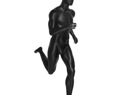 Athletic Black Male Running Mannequin (TMK-MZ-PB5BK2)