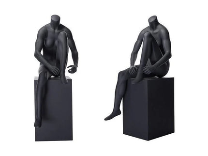 Athletic Female Sitting Mannequin (TMK-MZ-NI-17)