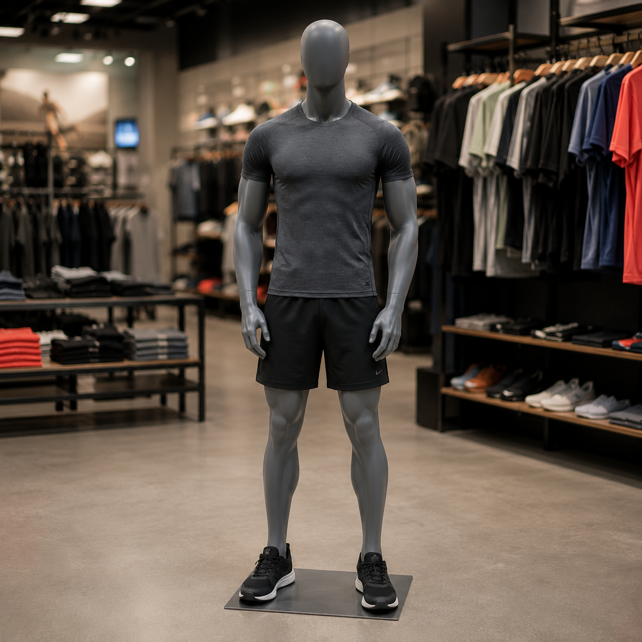 Male Abstract Athletic Mannequin (TMK-MZ-HEF00EG)