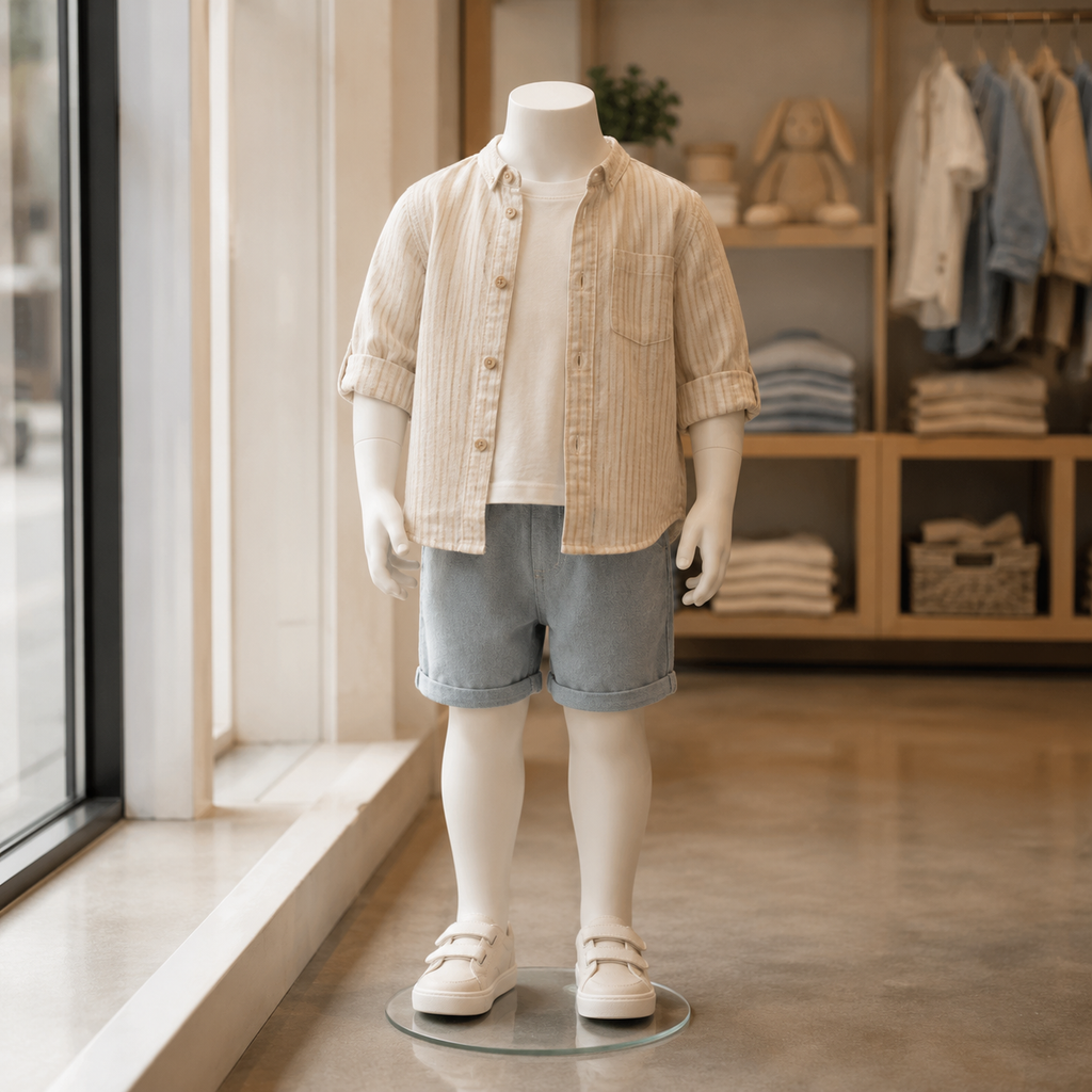Child Matte Headless Mannequin (TMK-MD-CWY)