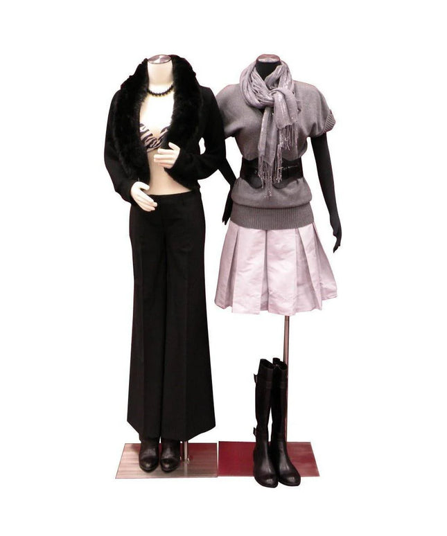 Female Pinnable Dress Form with Movable Arms (TMK-JF-F01SARM+BS-05)
