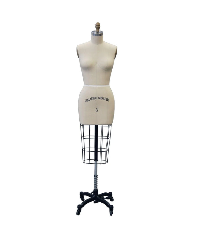 Female Professional Dress Form with Collapsible Shoulders TMK-PFDCS