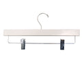 14" White Wooden Pant/Skirt Hanger (TMK-HA-500WH)