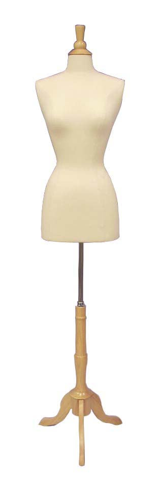 Female Dress Form with Tripod Base (TMK-JF-F+BS-03/02BKX/01NX)