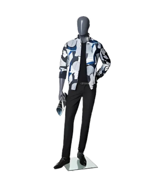 Male Abstract Gray Mannequin (TMK-MZ-MG003)