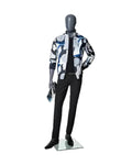 Male Abstract Gray Mannequin (TMK-MZ-MG003)