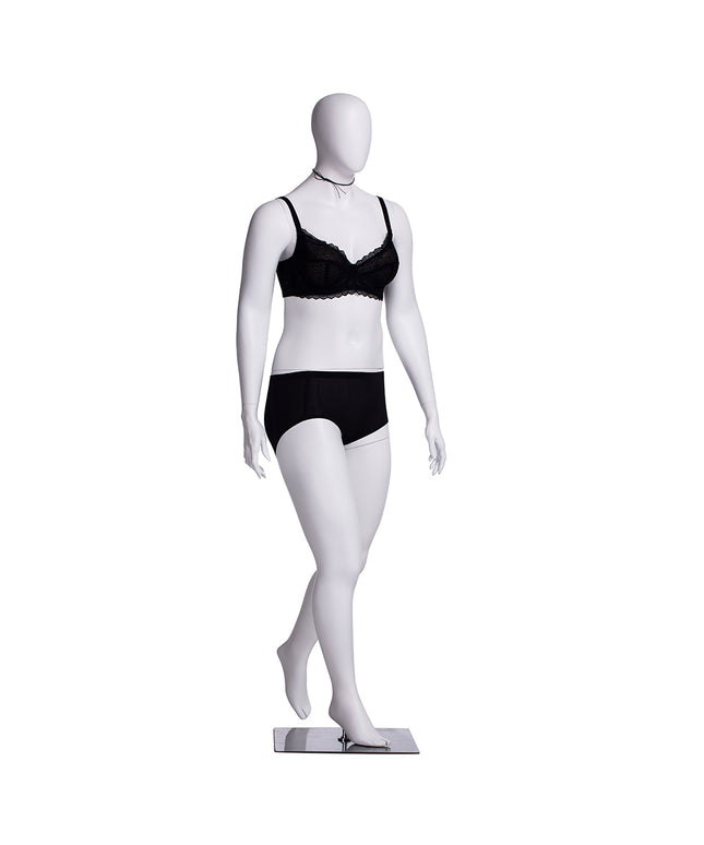 Plus Size Female Egghead Mannequin (TMK-MZ-F3D01W)