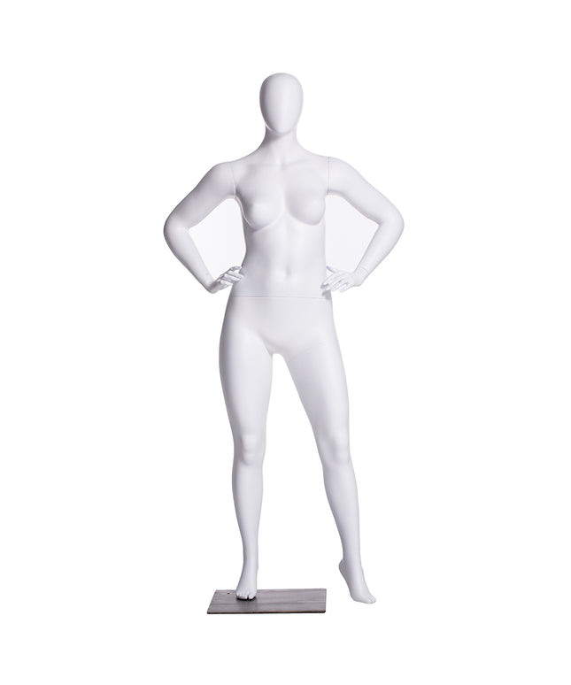 Plus Size Female Egghead Mannequin (TMK-MZ-F3D02W)