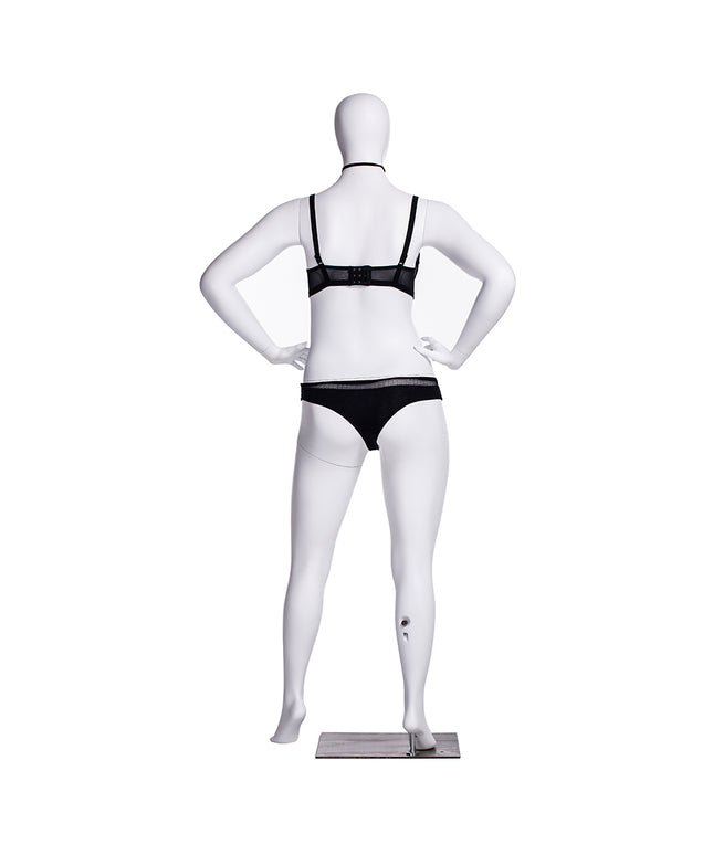 Plus Size Female Egghead Mannequin (TMK-MZ-F3D02W)