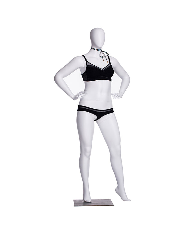 Plus Size Female Egghead Mannequin (TMK-MZ-F3D02W)