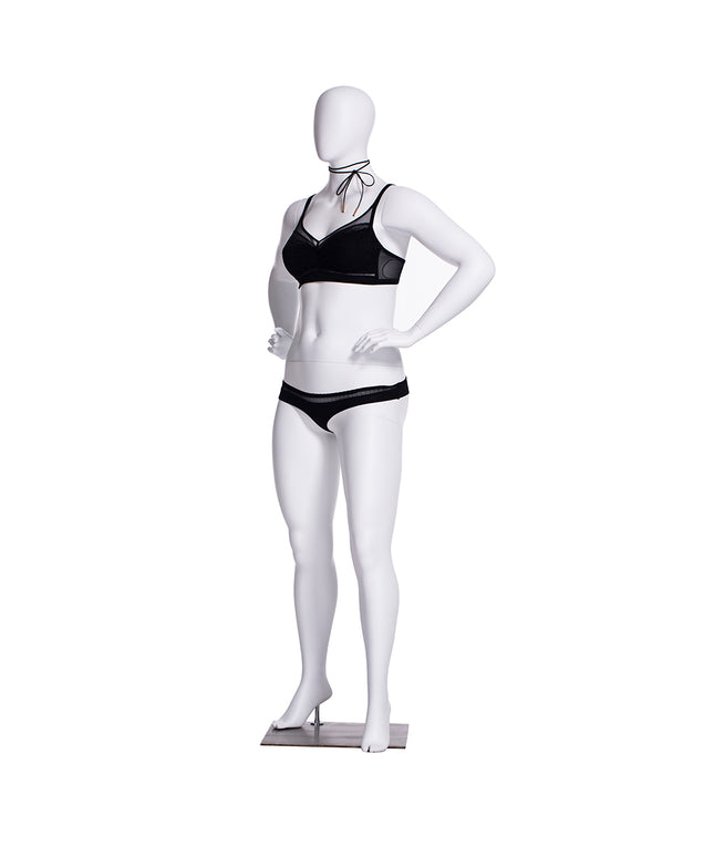 Plus Size Female Egghead Mannequin (TMK-MZ-F3D02W)