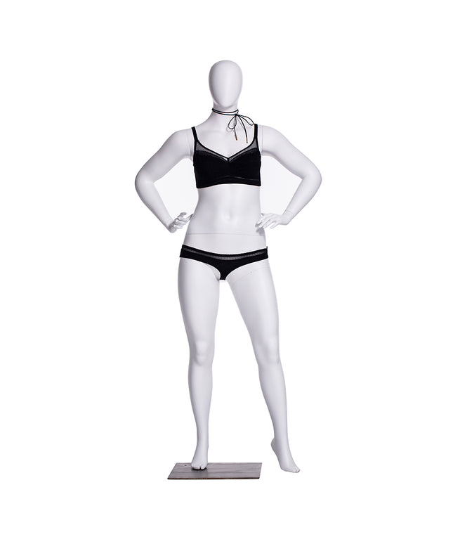 Plus Size Female Egghead Mannequin (TMK-MZ-F3D02W)
