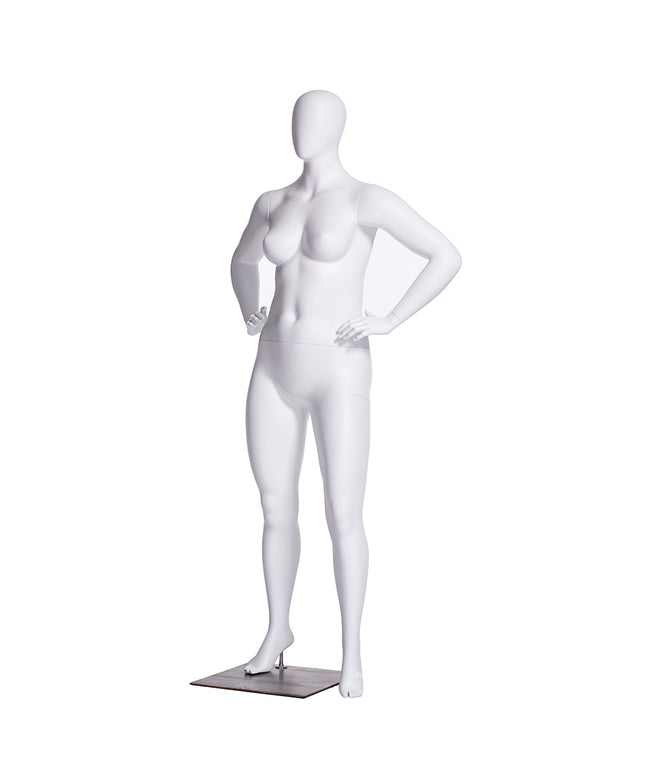 Plus Size Female Egghead Mannequin (TMK-MZ-F3D02W)