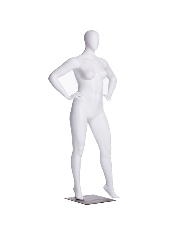 Plus Size Female Egghead Mannequin (TMK-MZ-F3D02W)