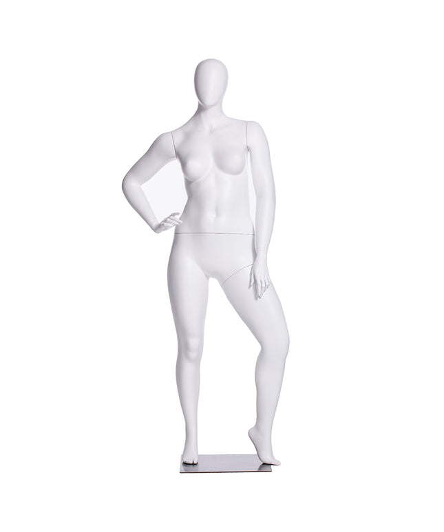 Plus Size Female Egghead Mannequin (TMK-MZ-F3D03W)