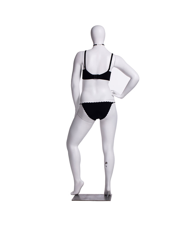 Plus Size Female Egghead Mannequin (TMK-MZ-F3D03W)