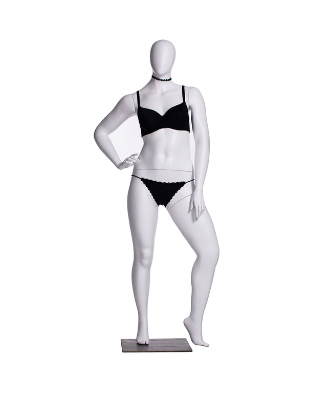 Plus Size Female Egghead Mannequin (TMK-MZ-F3D03W)