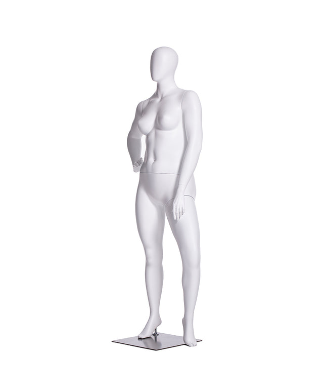 Plus Size Female Egghead Mannequin (TMK-MZ-F3D03W)