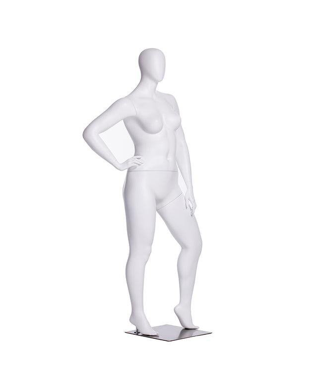 Plus Size Female Egghead Mannequin (TMK-MZ-F3D03W)