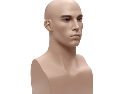 Male Realistic Mannequin Head (TMK-MZ-H2)