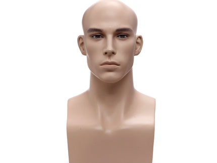 Male Realistic Mannequin Head (TMK-MZ-H2)