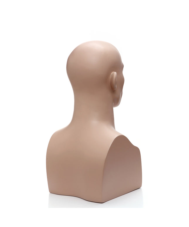 Male Realistic Mannequin Head (TMK-MZ-H2)