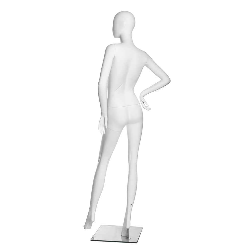 SFM01 Sculptural Female Mannequin in Matte White (TMK-MZ-SFM01)