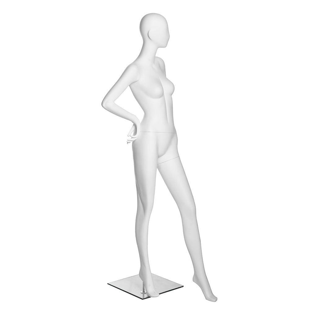 SFM01 Sculptural Female Mannequin in Matte White (TMK-MZ-SFM01)