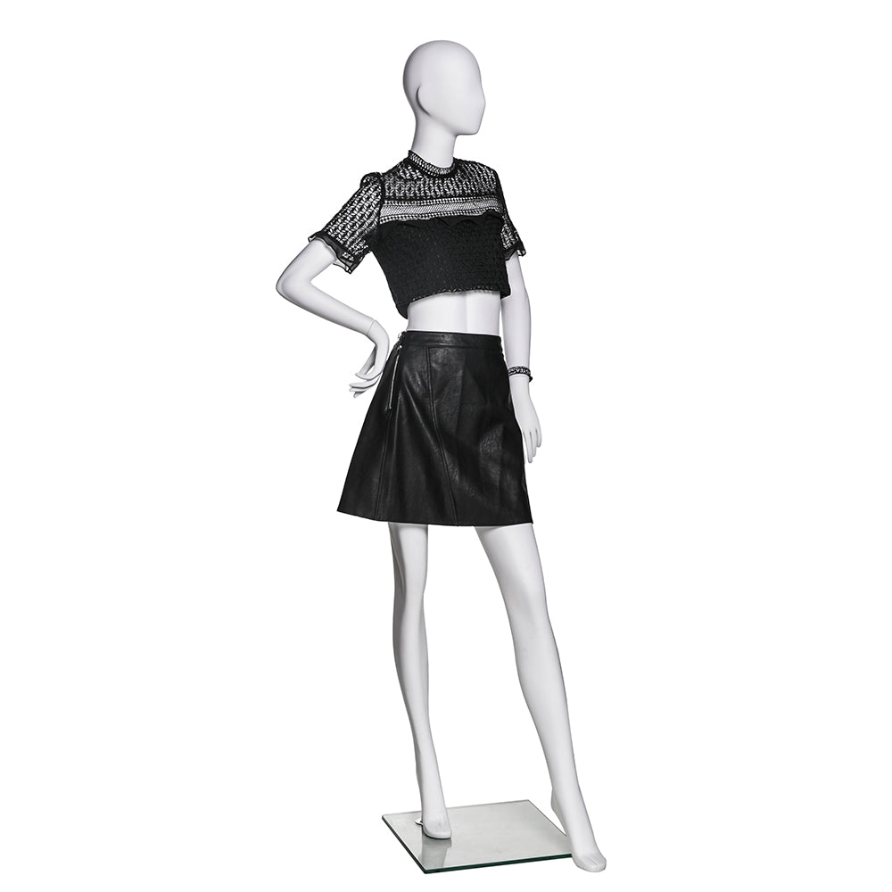SFM01 Sculptural Female Mannequin in Matte White (TMK-MZ-SFM01)